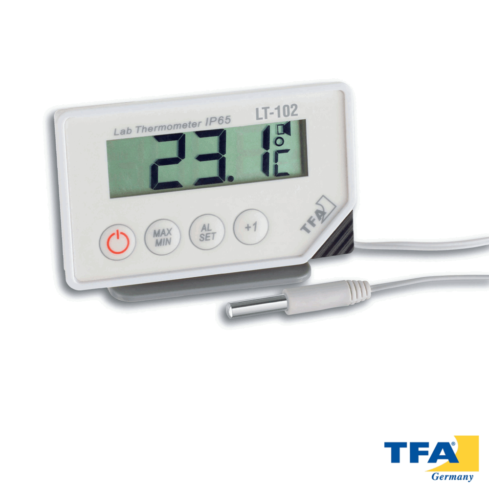Termómetro profesional con alarma programable. Ideal para controlar la cadena de frio 30.1034