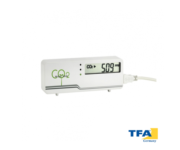 Monitor digital de CO2 con temperatura ambiente 31.5006.02