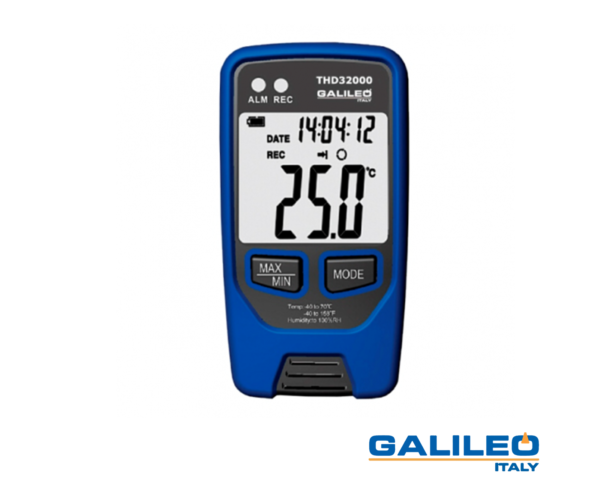 Datalogger termohigrometro con alarma y conexion a PC por USB THD3200