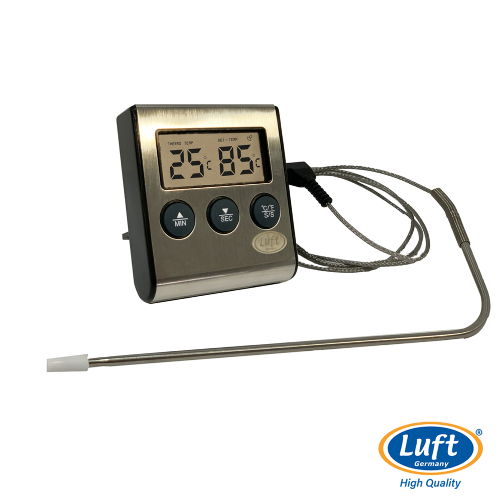 Termómetro de punción con espiga de acero inoxidable con timer 115W