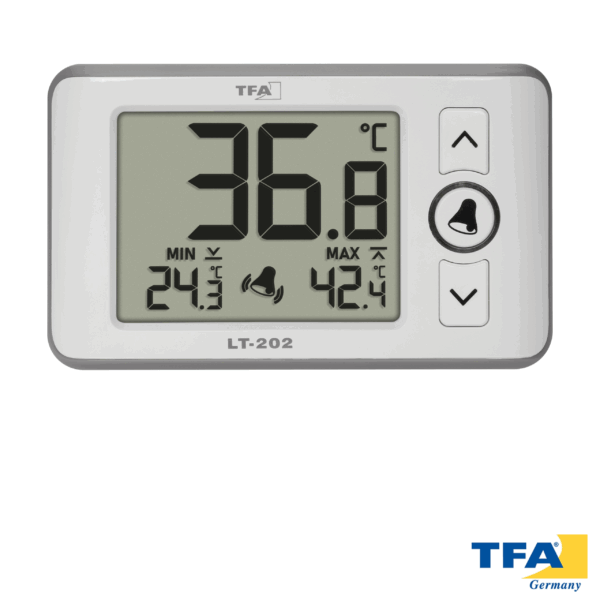 Termómetro profesional de alta precisión con alarma programable. Ideal para controlar la cadena de frio 30.1052.02 - Imagen 2