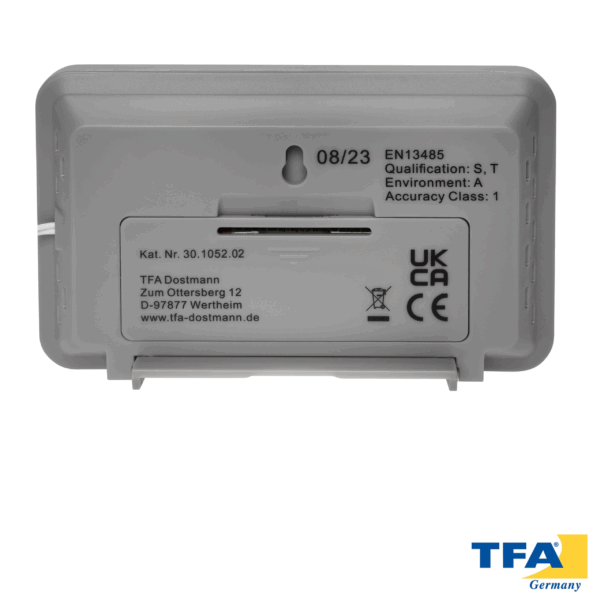 Termómetro profesional de alta precisión con alarma programable. Ideal para controlar la cadena de frio 30.1052.02 - Imagen 3
