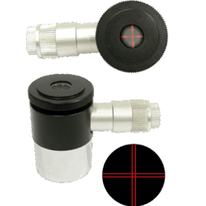 Ocular Plossl con retículo iluminado de doble cruz EYE600