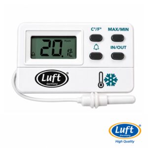 Termómetro interior y exterior, maximas y minimas con alarma programable 600A